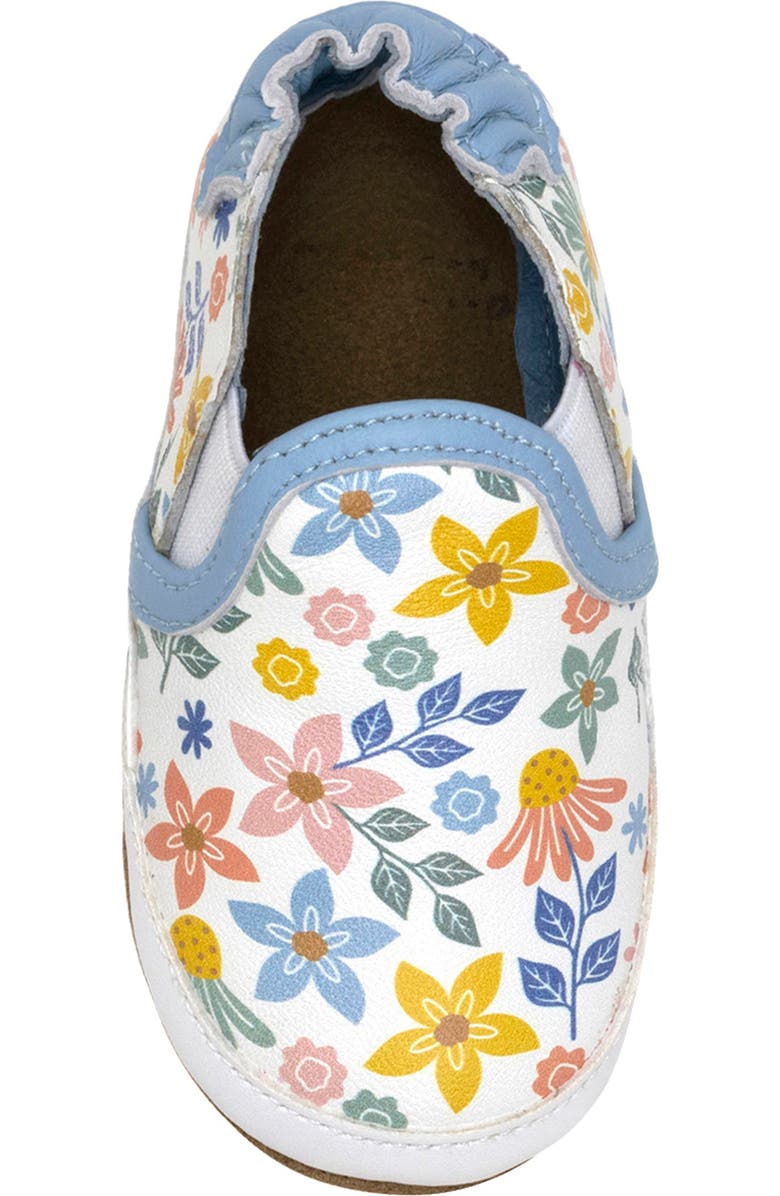 Robeez<sup>®</sup> Bloom Crib Shoe, Alternate, color,