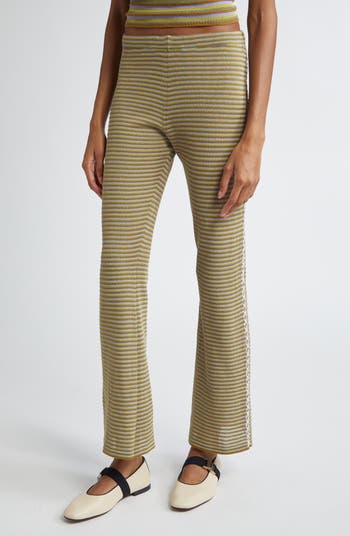 Romy Microstripe Skirt Pants