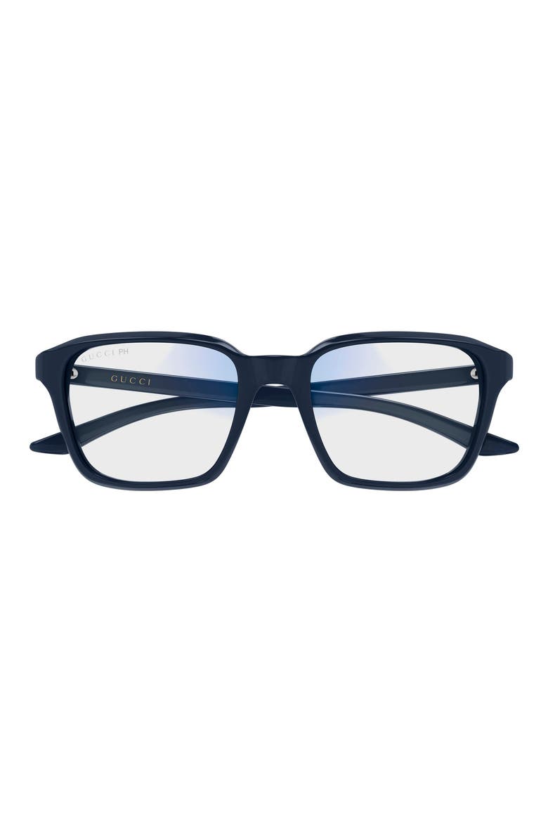 GG2078S Rectangle Sunglasses, Alternate, color, BLUE