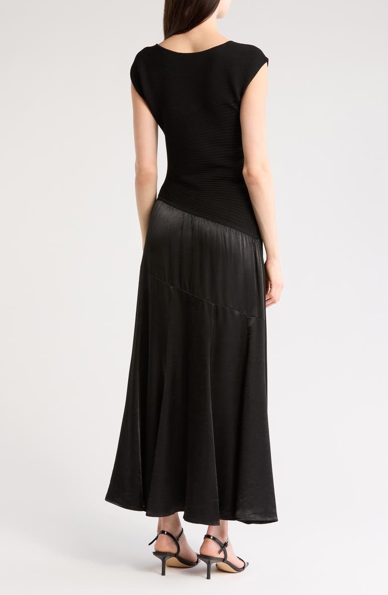 Derek Lam 10 Crosby Madeline Mixed Media Dress, Alternate, color,