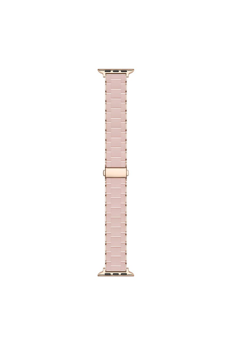 Orla Silicone + Stainless Steel Band for Apple Watch, Alternate, color, Light Pink