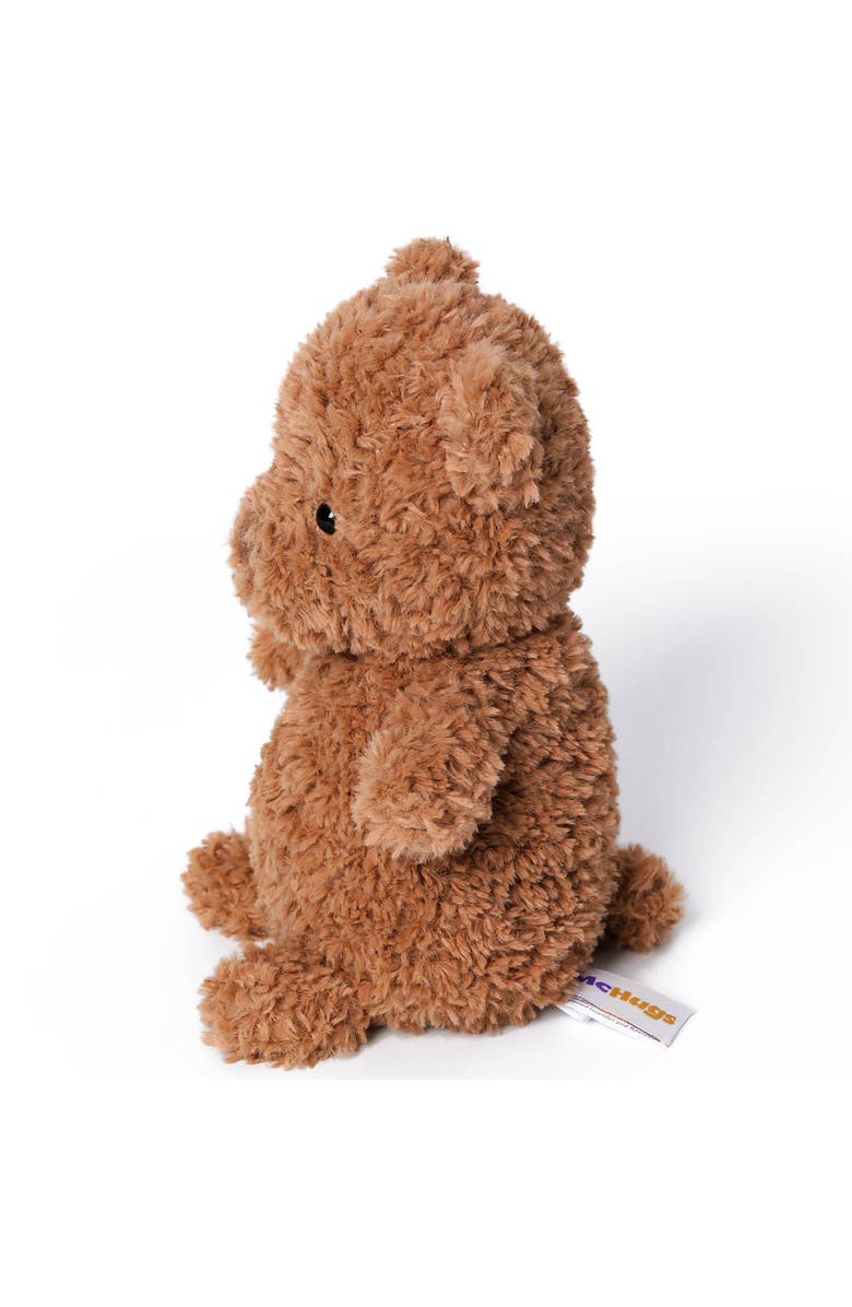 McHugs 7 Inch Swiss Roll Bear Weighted Stuffed Animal, Alternate, color, Brown