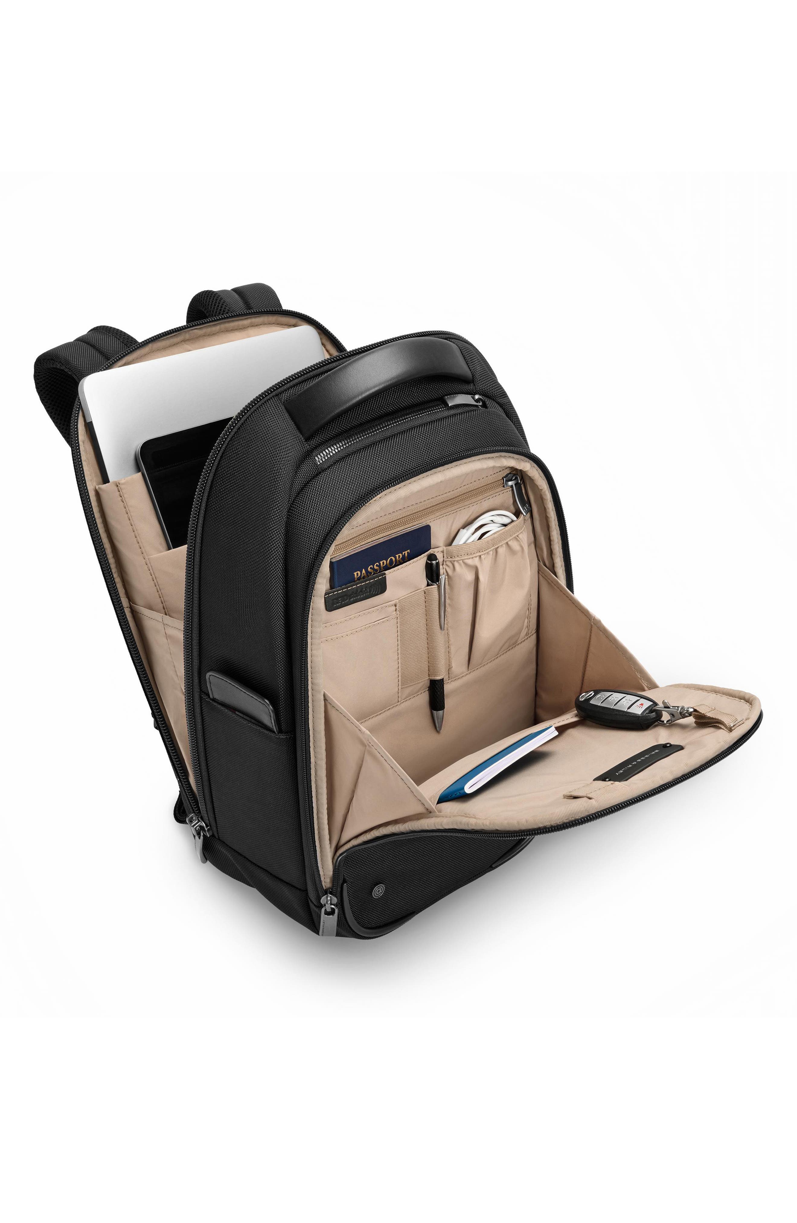 Briggs & Riley @Work Slim Backpack, Alternate, color, Black