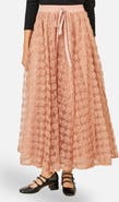 Yumi Spot And Rose Tulle Skirt