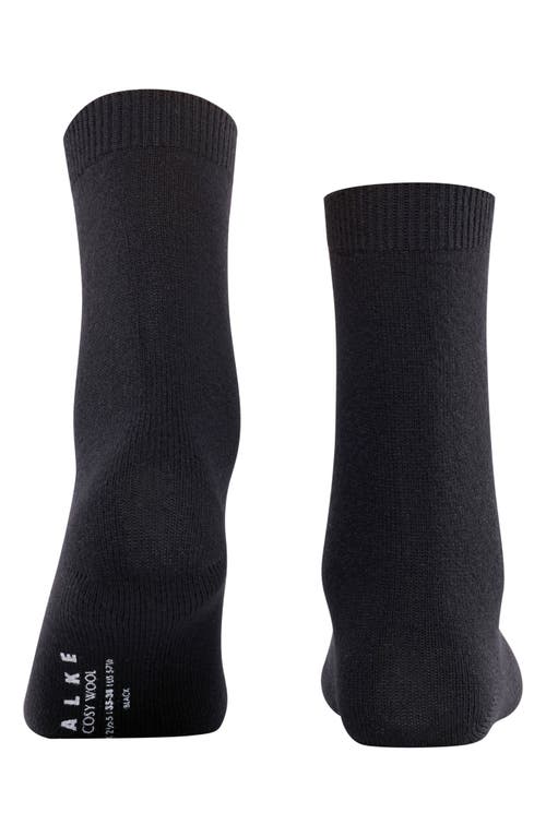 Falke Cosy Crew Socks In Black