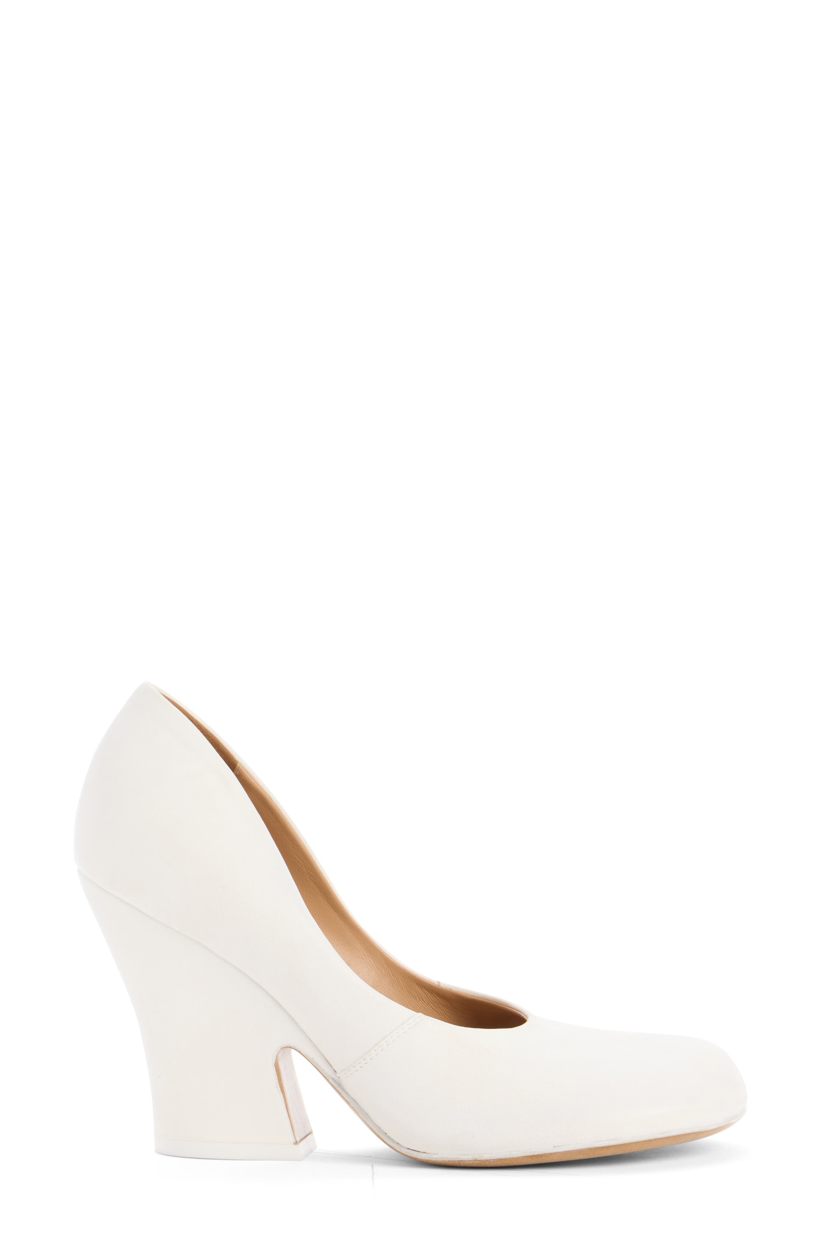 Dries Van Noten Leather Pump, Alternate, color, White
