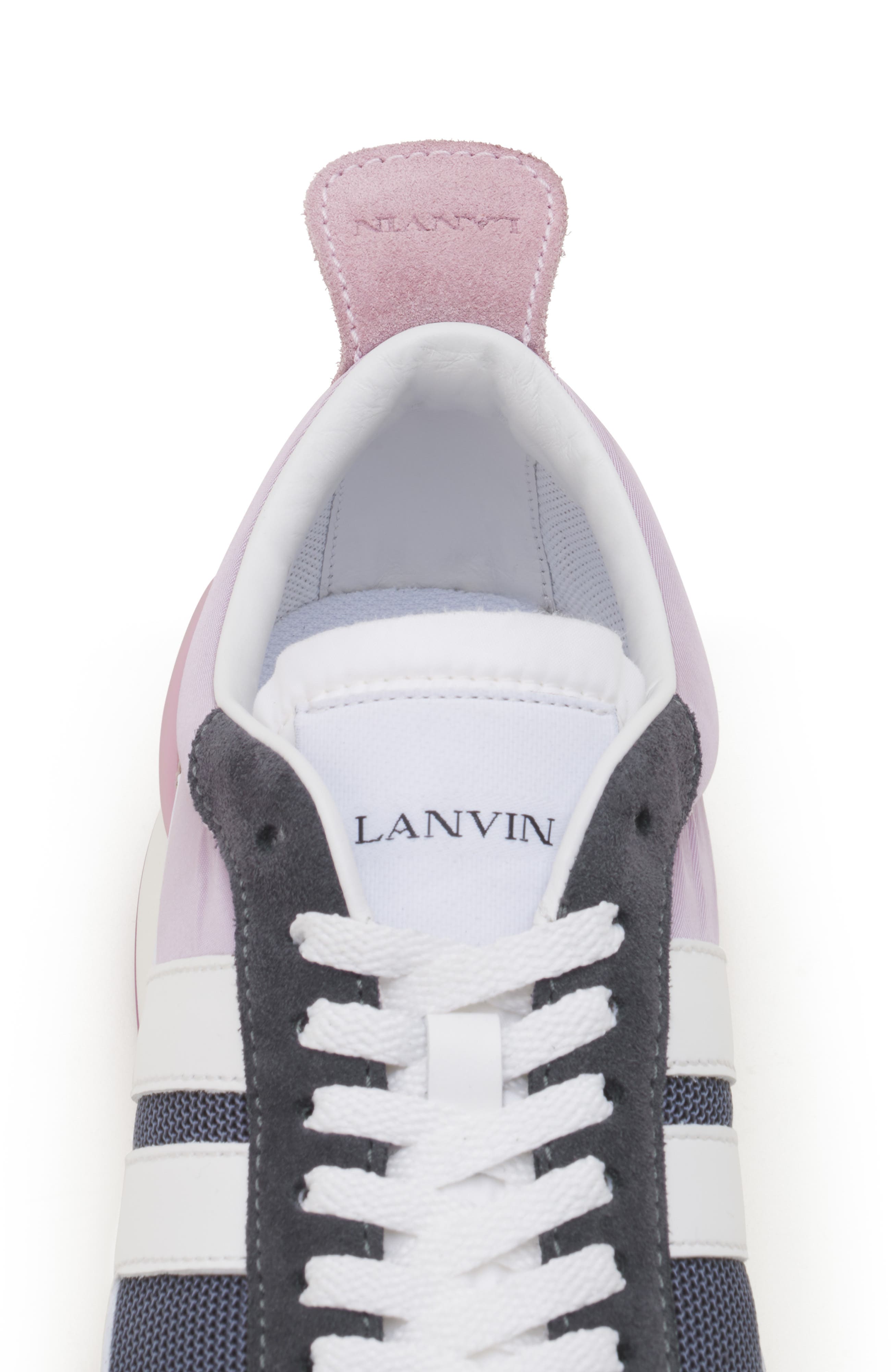 Bumpr Sneakers In Nylon And Mesh, Alternate, color, White/Pink