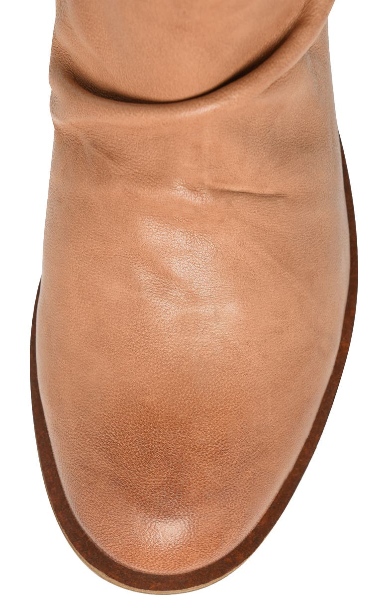 Söfft Beckie Ruched Bootie, Alternate, color, Luggage