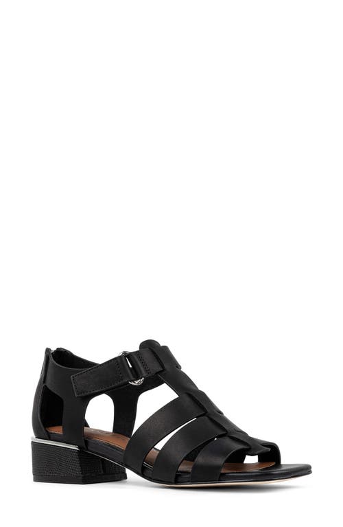 DONALD PLINER DONALD PLINER FALESIA BLOCK HEEL FISHERMAN SANDAL 
