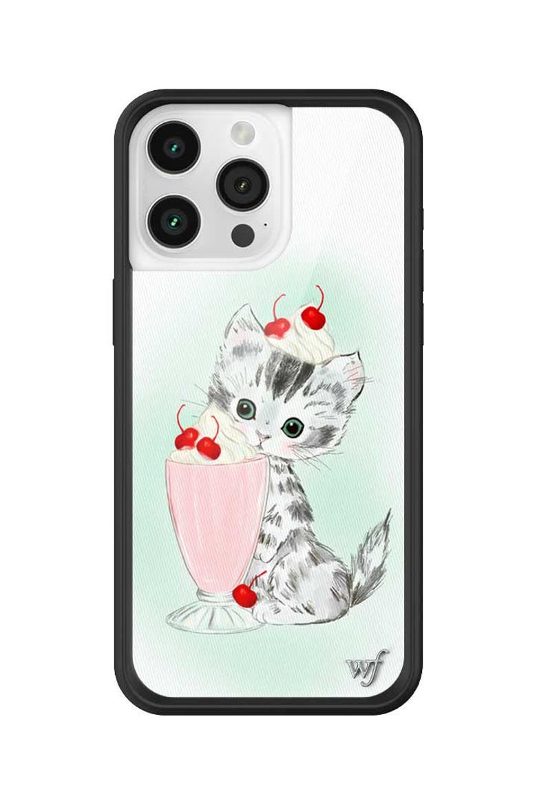 Kitty Shake iPhone Case, Main, color, Blue