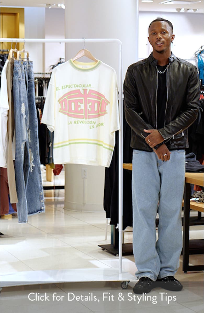 El Espectacular Cotton Graphic Ringer T-Shirt, sales video thumbnail