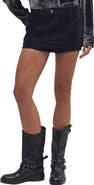 Free People Gallivanting Faux Suede Skort