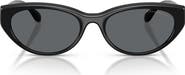 COACH 55mm Polarized Pillow Sunglasses