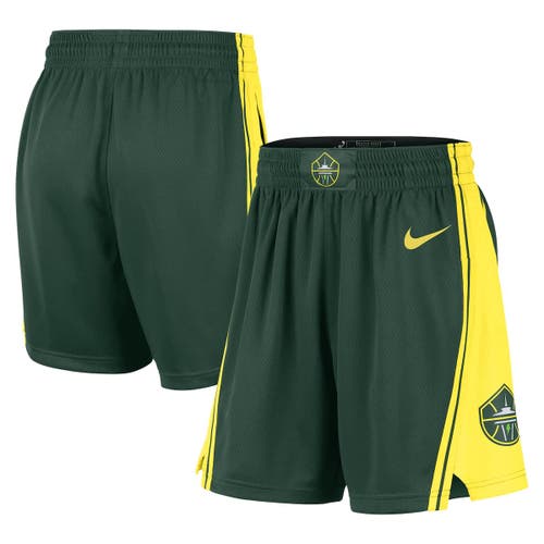 Nike Green Seattle Storm On-court Victory Performance Shorts
