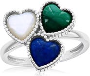 SIMONA Trio Heart Ring