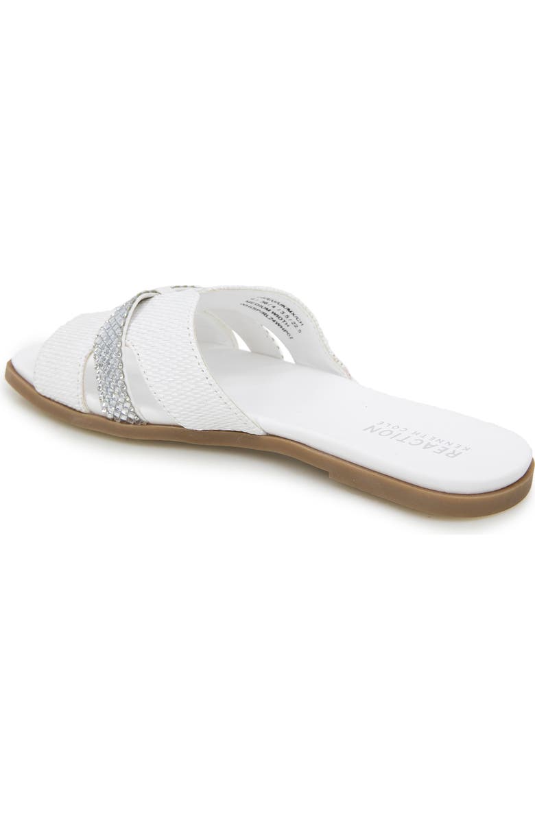 Kenneth Cole Reaction Whisp Rhinestone Sandal, Alternate, color, White Weave