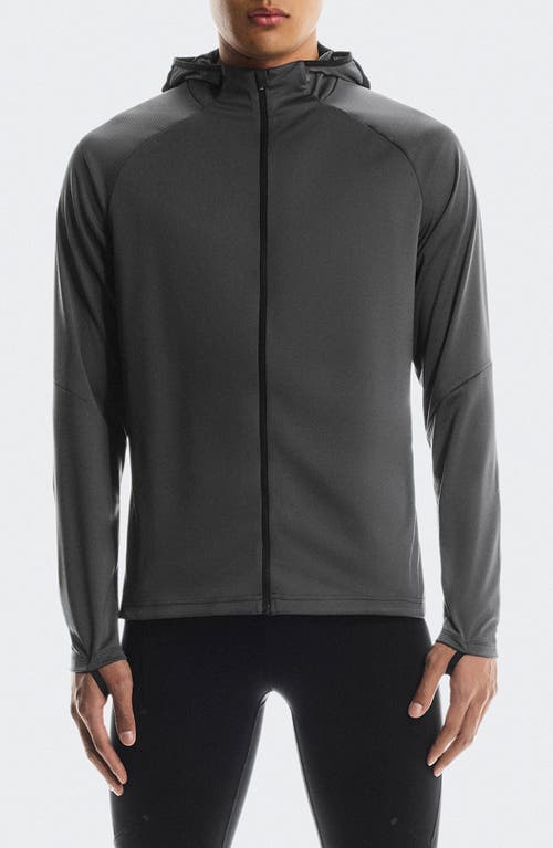 On Climate Zip Hoodie In Gray