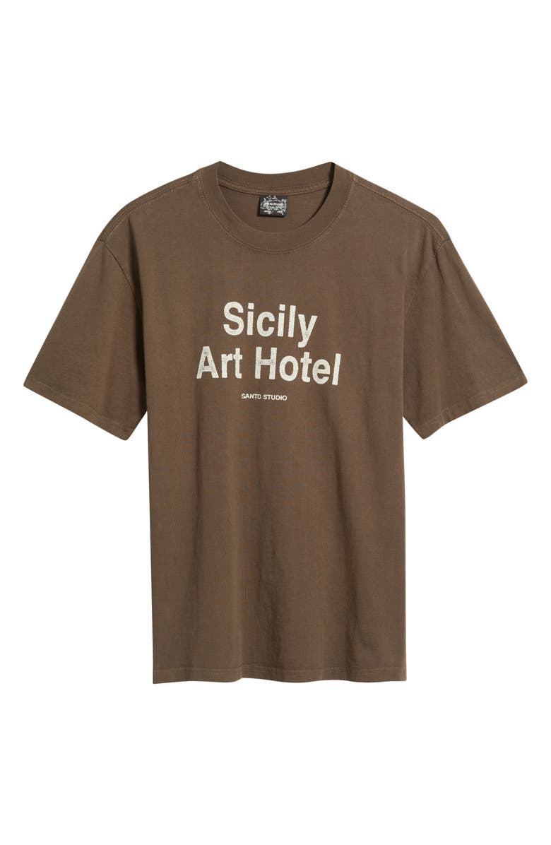 SANTO STUDIO Sicily Art Hotel Graphic T-Shirt, Alternate, color,