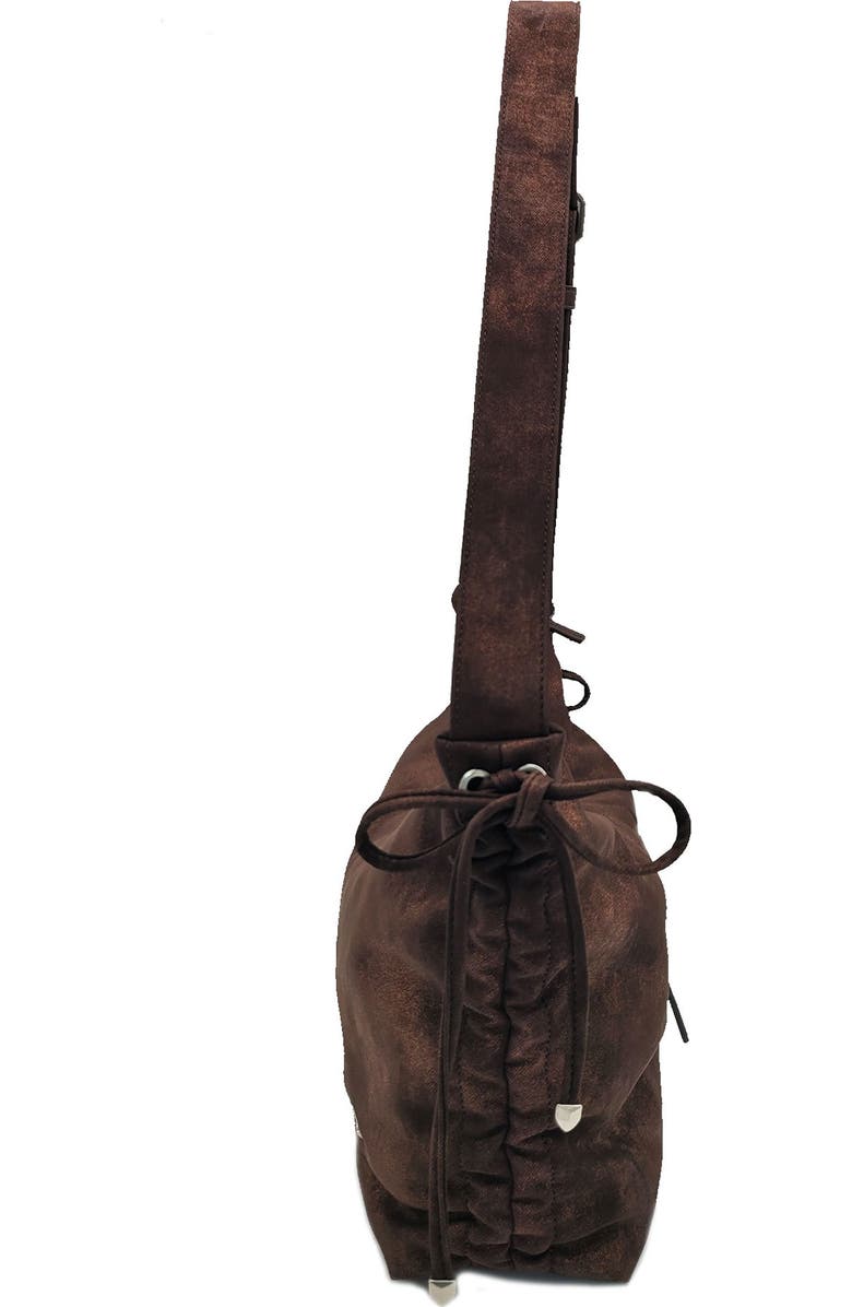 Oryany Rusty Faux Suede Crossbody Bag, Alternate, color, Copper Brown