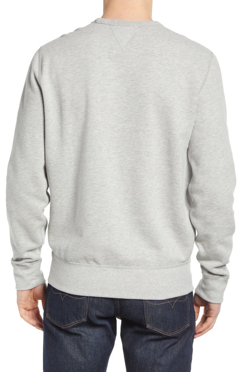 Polo Ralph Lauren Fleece Crewneck Sweatshirt, Alternate, color, Andover Heather