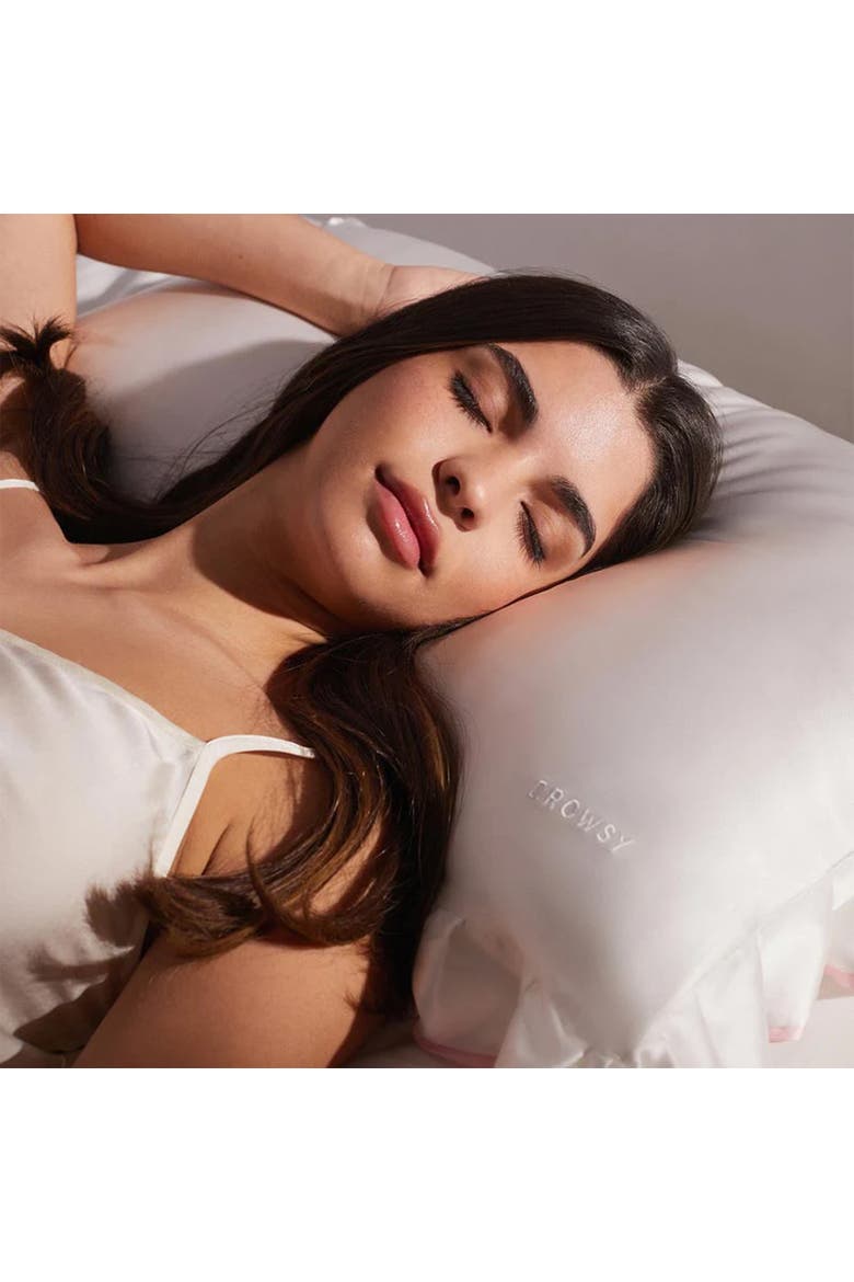 Silk Pillowcase, Alternate, color, Sleep and the City Pearl