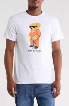 RIOT SOCIETY County Teddy Cotton Graphic T-Shirt
