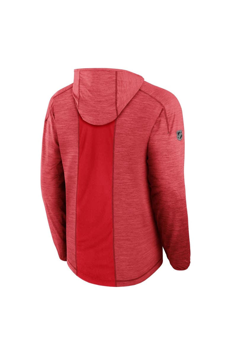 FANATICS Men's Fanatics  Red Washington Capitals Authentic Pro Rink Lightweight Pullover Hoodie, Alternate, color, 