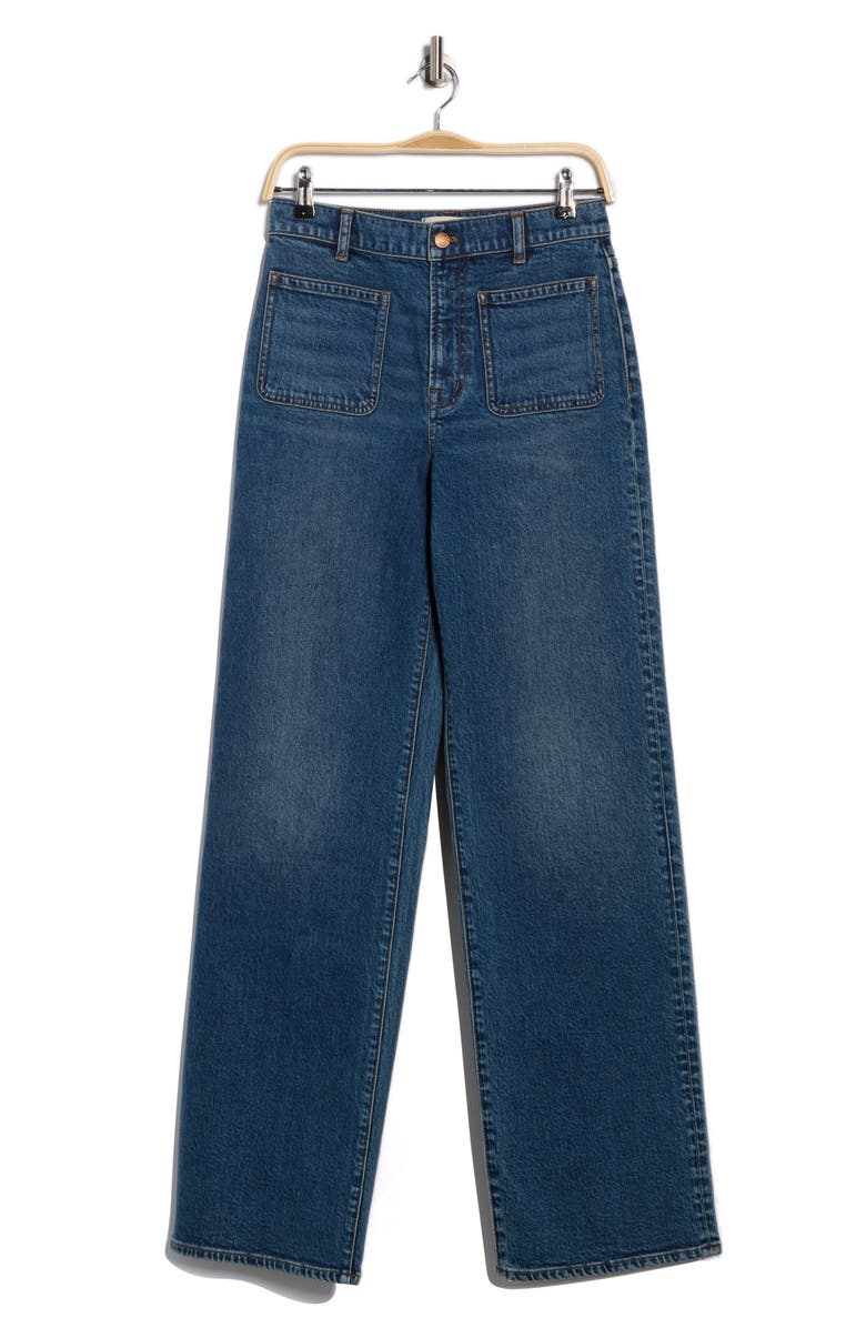The Perfect Vintage Patch Pocket Wide Leg Jeans