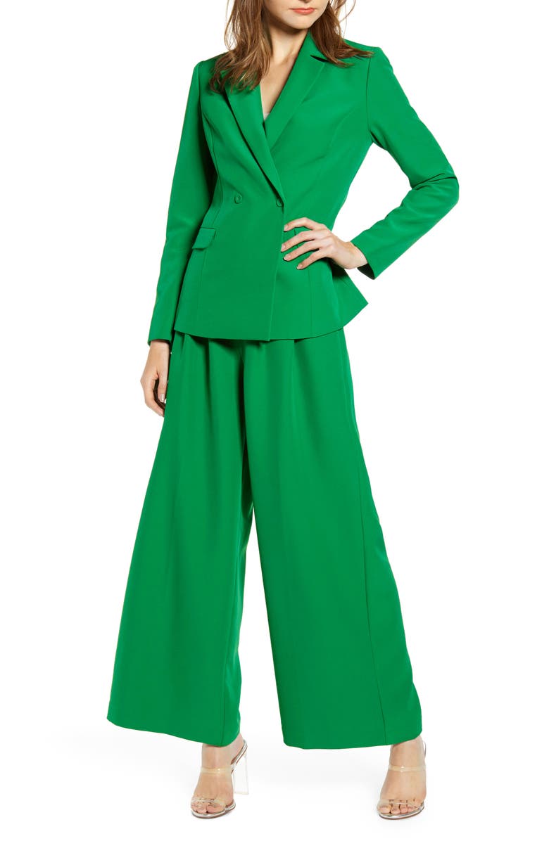 English Factory Tailored Double Breasted Blazer, Alternate, color,