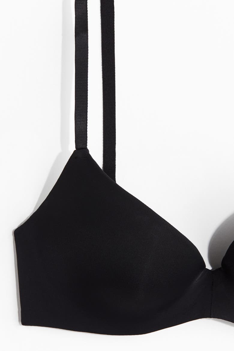 Microfiber Super Push-up Bra, Alternate, color, Black