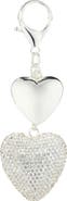 Leith Pavé Heart Bag Charm