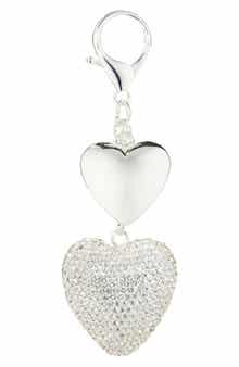 Leith Pavé Heart Bag Charm