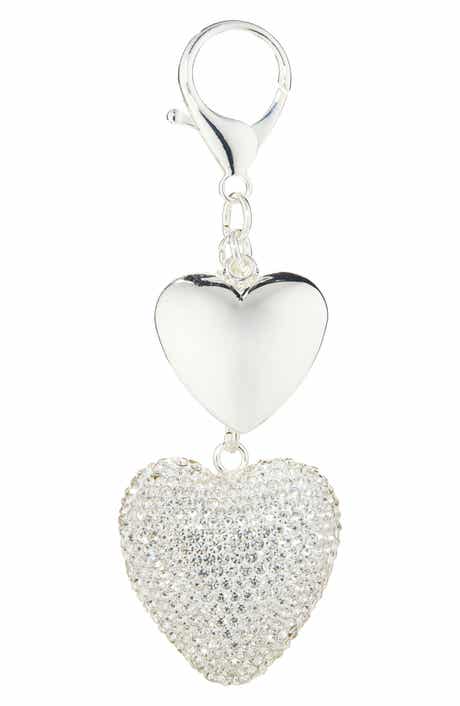 Leith Pavé Heart Bag Charm