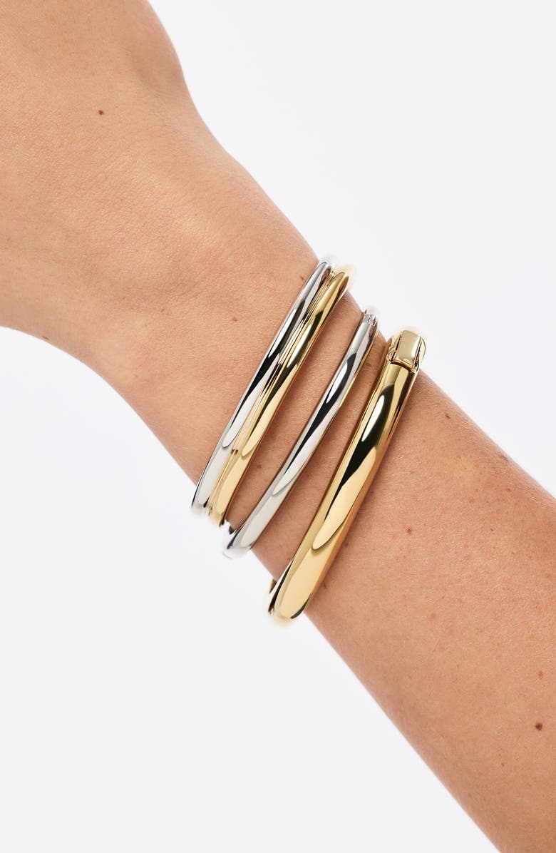 Ana Luisa Arlo Double Twist Cuff, Alternate, color, Gold / Silver