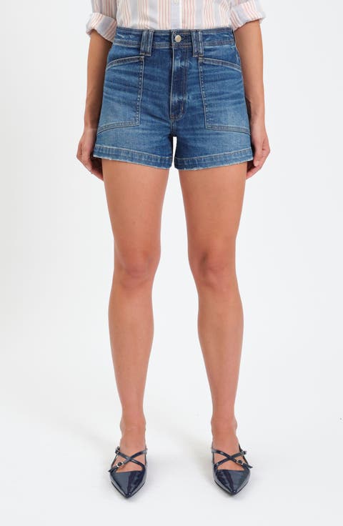 Valley Girl High Waist Denim Shorts (Manhattan)