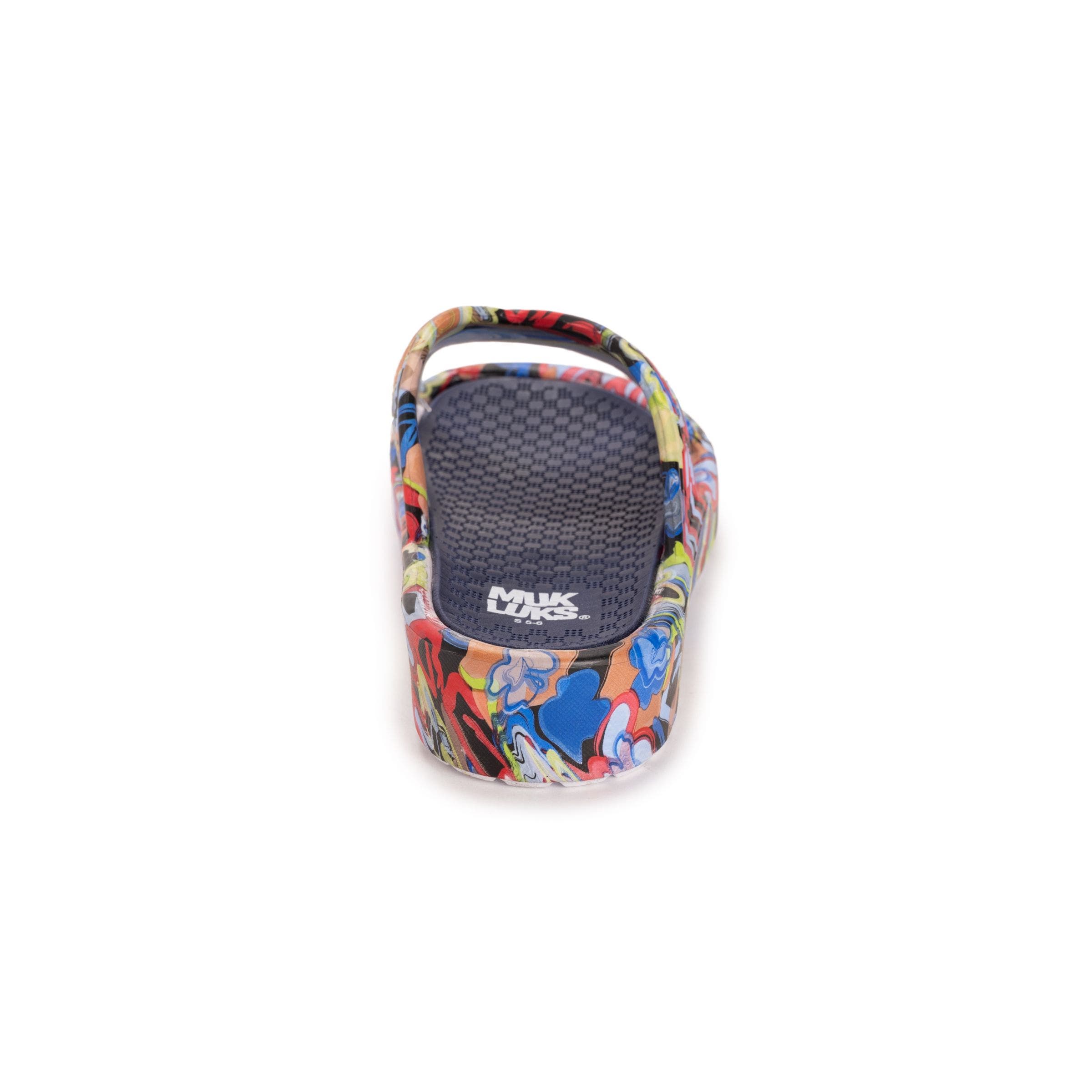 MUK LUKS Spa Day Sandal, Alternate, color, Graffiti Floral