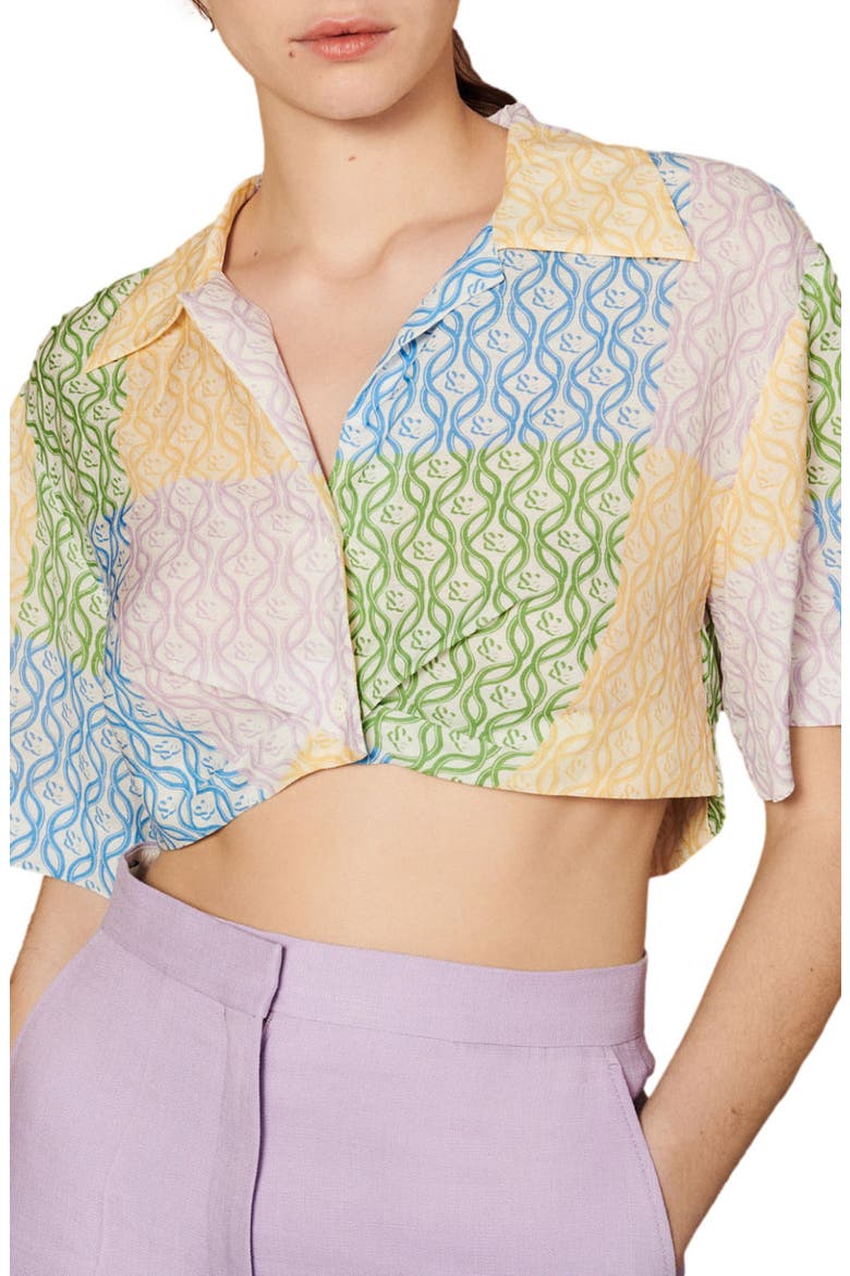 Leona Crop Top, Main, color, MULTICOLORED