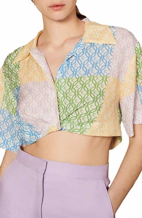 SANDRO Leona Crop Top