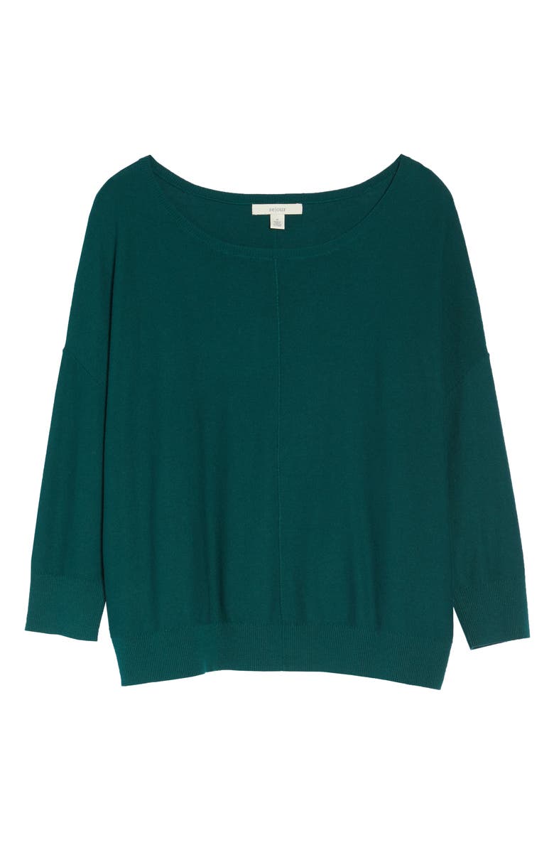 Sejour Ballet Neck Pullover, Alternate, color, 