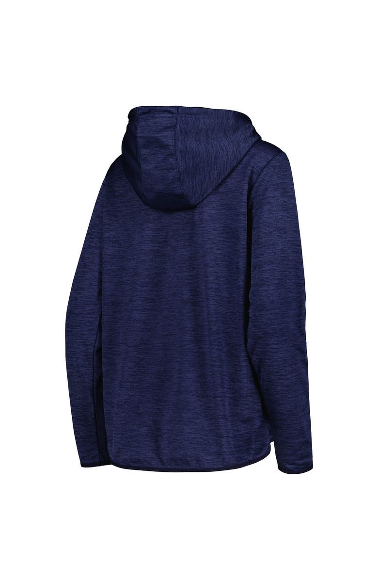 Under Armour Women's Under Armour Heathered Navy Auburn Tigers Fleece Pullover Hoodie, Alternate, color, Heather Navy