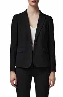 LK Bennett Wiley One-Button Crepe Blazer