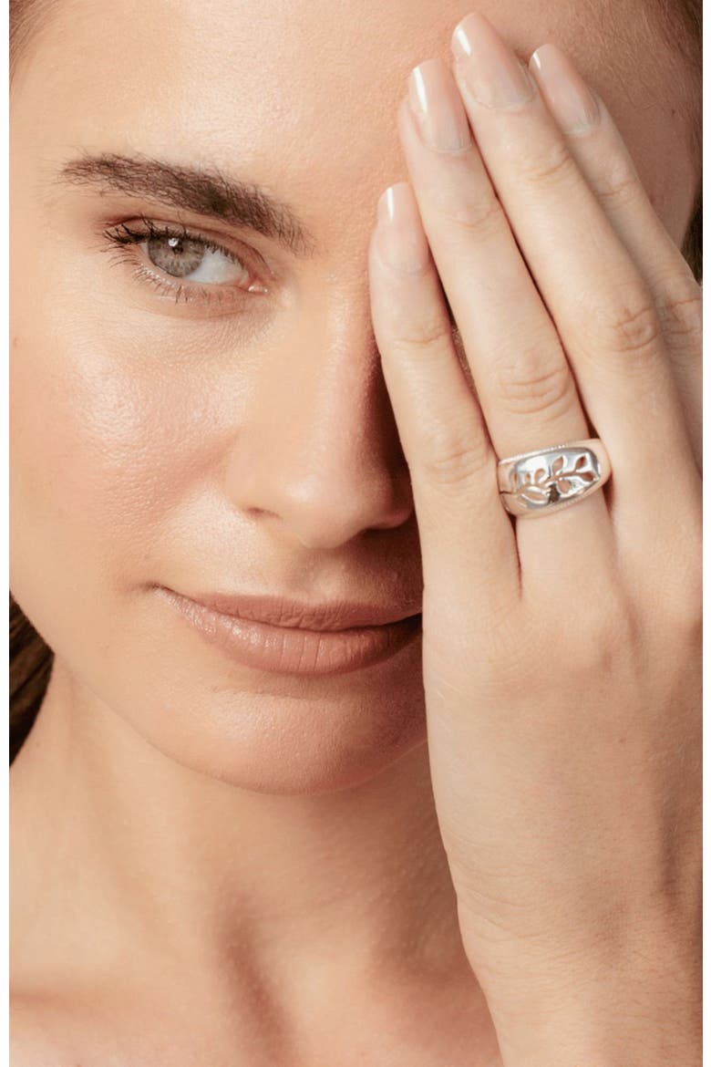 Olive Branch Ring, Alternate, color, Sterling Silver