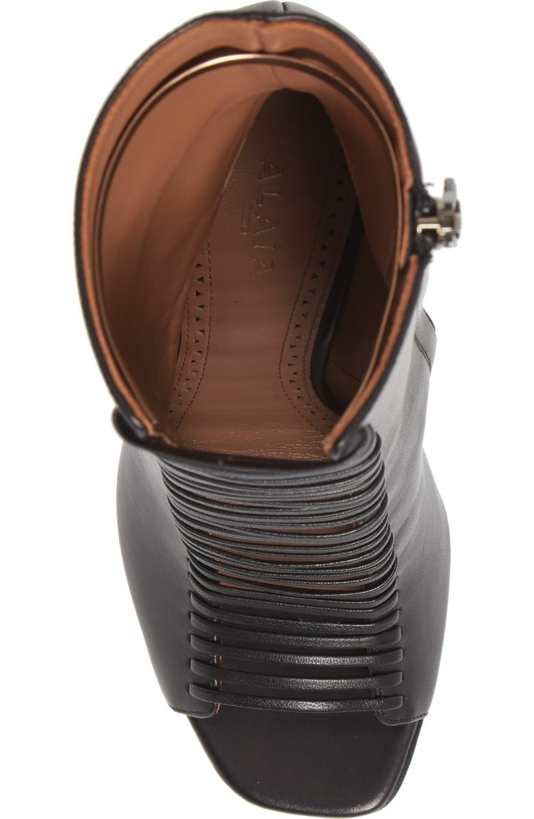 Alaïa Cutout Pump Boot, Alternate, color,