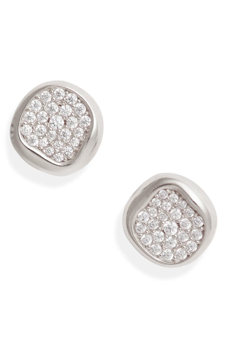 Nordstrom Pavé Cubic Zirconia Stud Earrings, Main, color, 