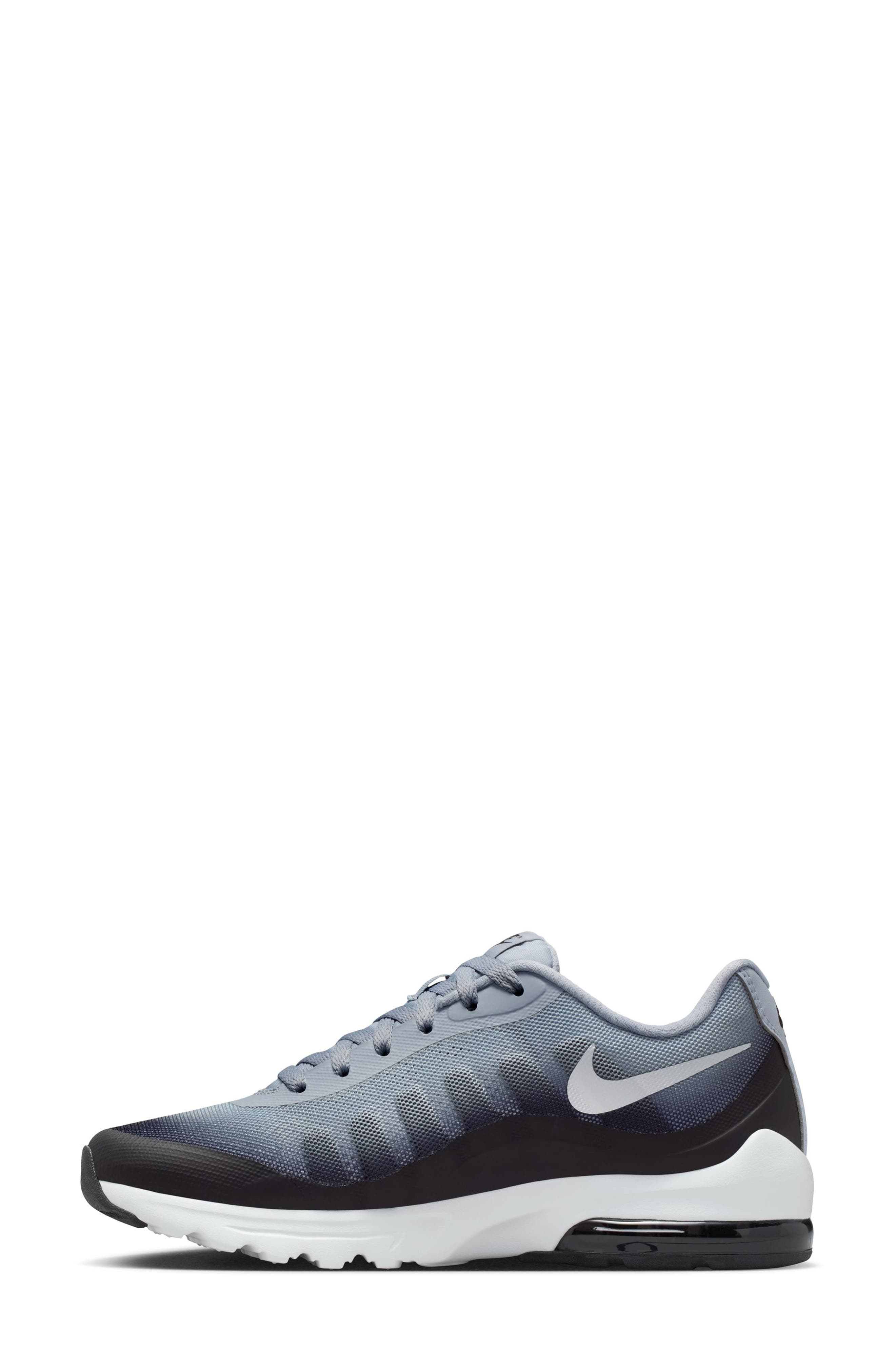 Nike Air Max Invigor Sneaker, Alternate, color, Dark Grey/ Silver-Black