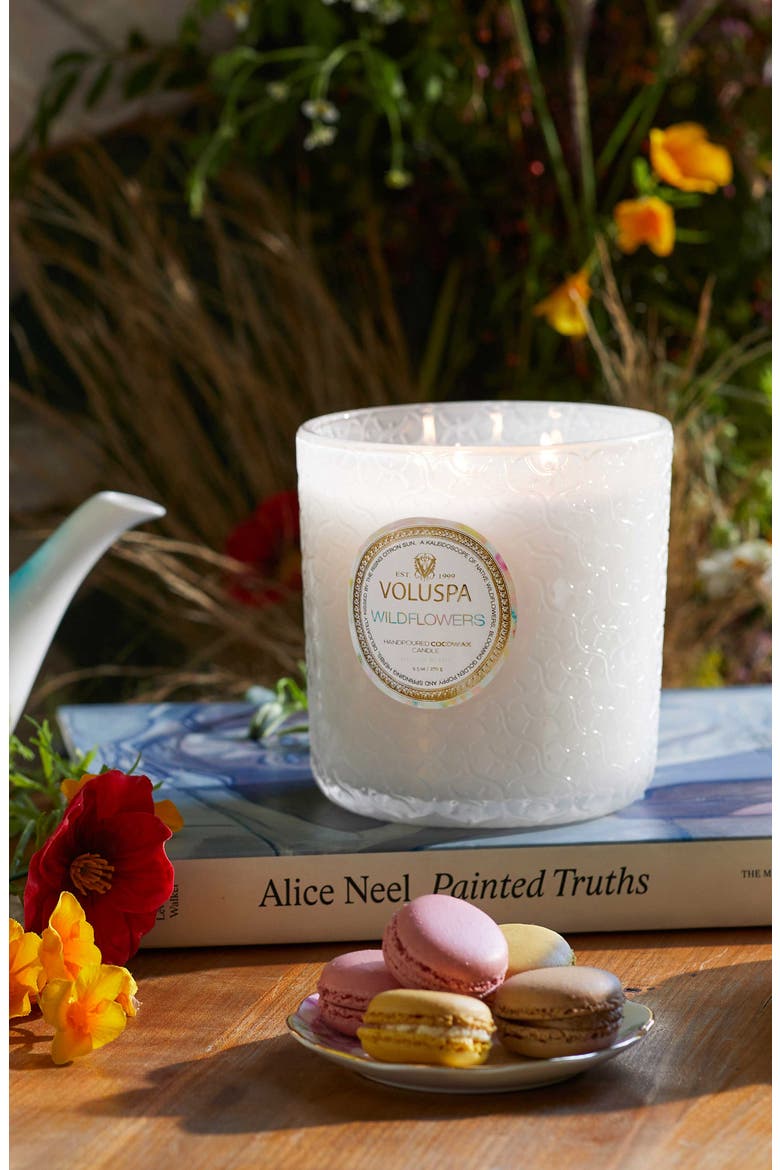 Wildflowers Boxed Luxe Candle, Alternate, color, WILDFLOWERS