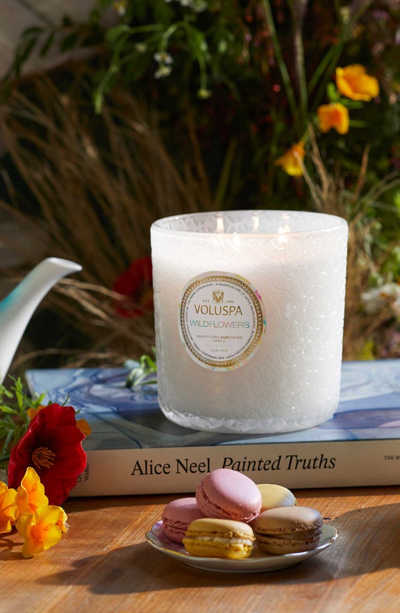 Voluspa Wildflowers Boxed Luxe Candle, Alternate, color, Wildflowers