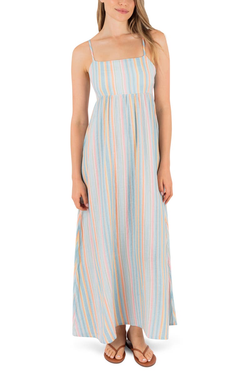 Hurley Avalon Cotton Maxi Dress, Main, color, 