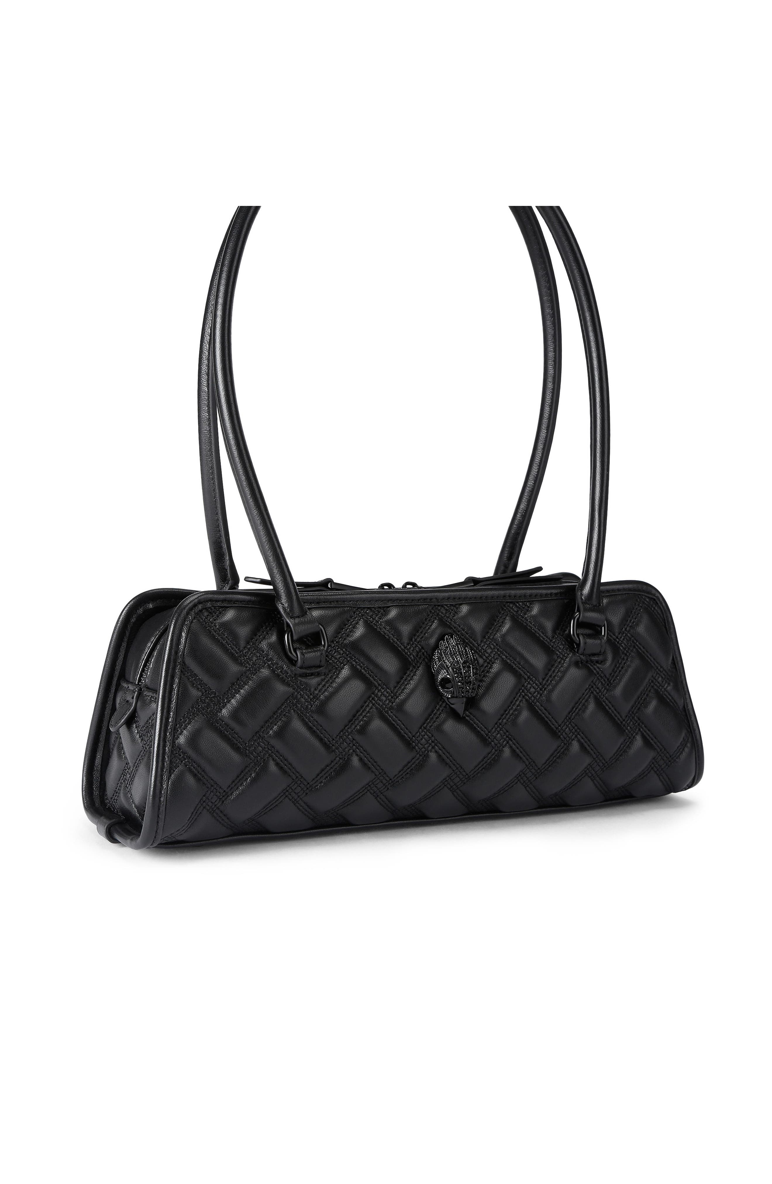 Kurt Geiger London Kensington Quilted Shoulder Bag, Alternate, color, Black