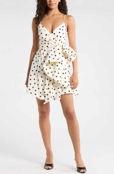 Addie Polka Dot Bow Minidress